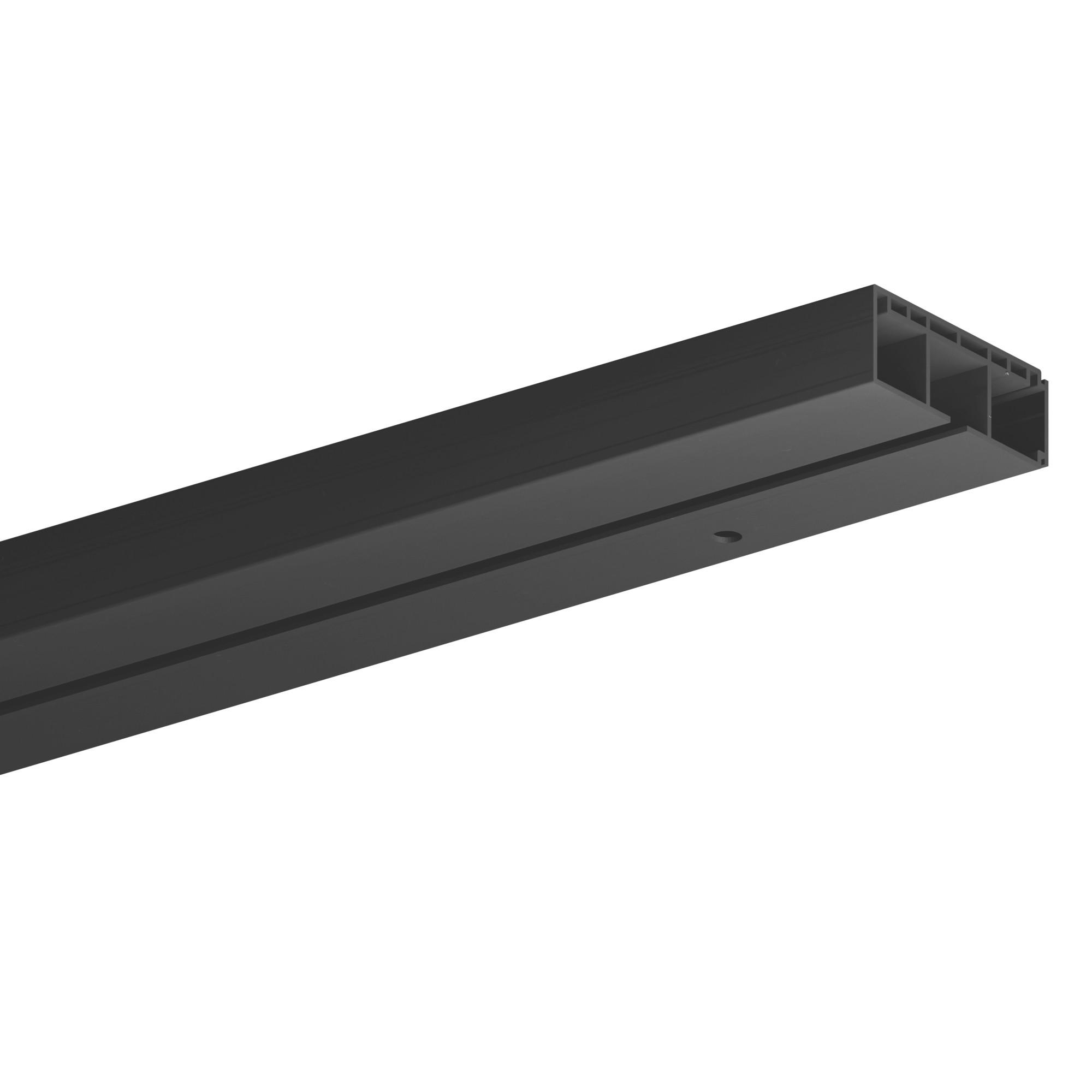 Bestlivings Vorhangschiene Schwarz 4.5x1.8x90 cm