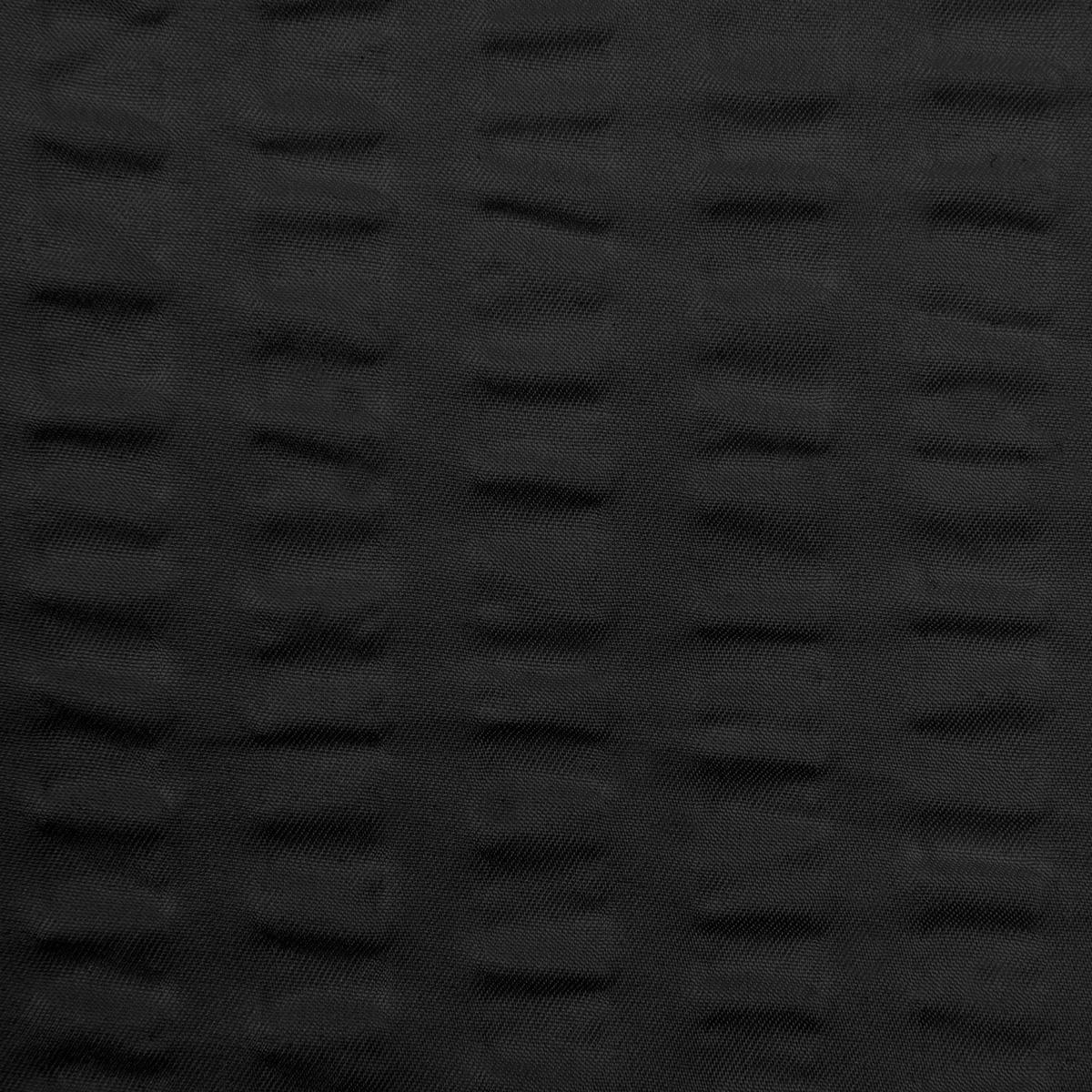 BETTWÄSCHE Meline 135/200 cm + Kissenbezug 40/80 cm Schwarz Seersucker - Schwarz, Textil (40/80cm) - Beautissu 
