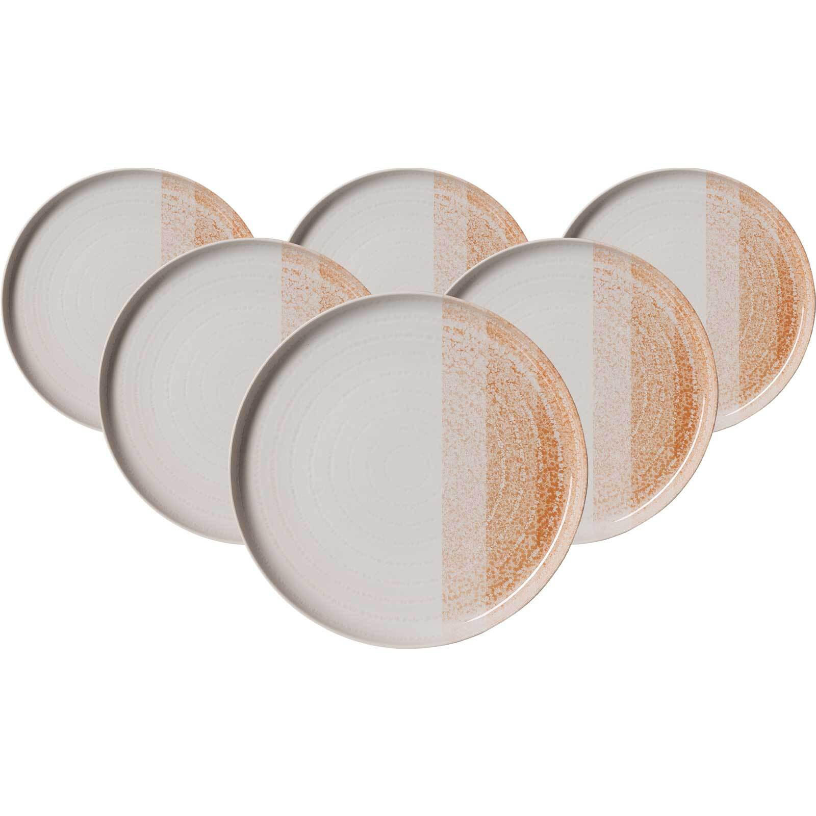 SPEISETELLER Trio Braun ø 25 cm 6er Set - Braun, Keramik (25cm) - Ritzenhoff Breker