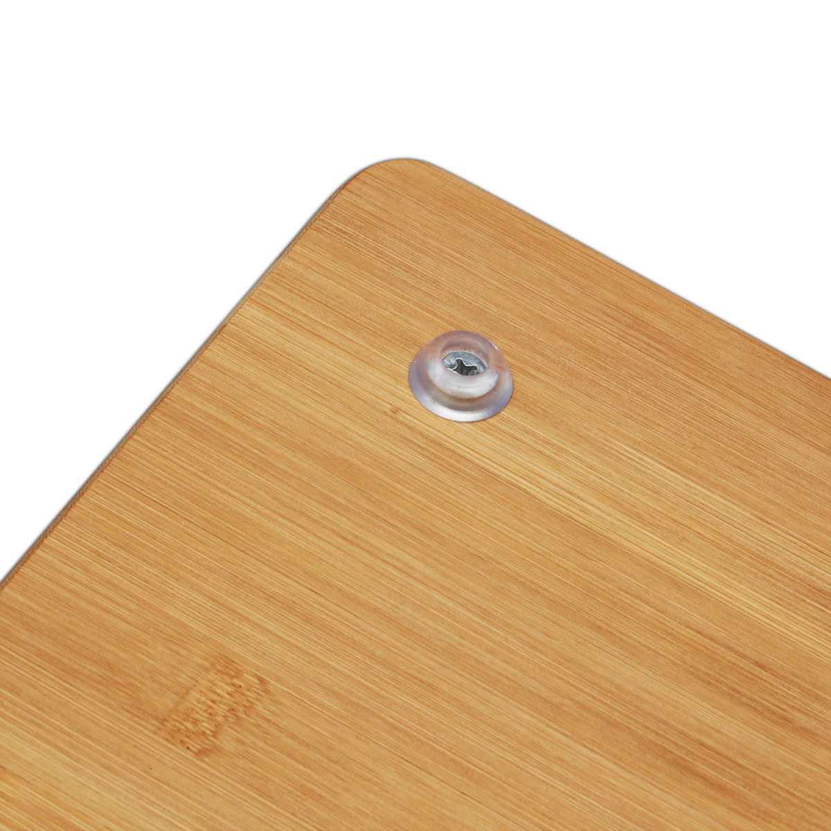 SCHNEIDEBRETT - Hellbraun, Holz/Kunststoff (56.5/50cm) - Relaxdays