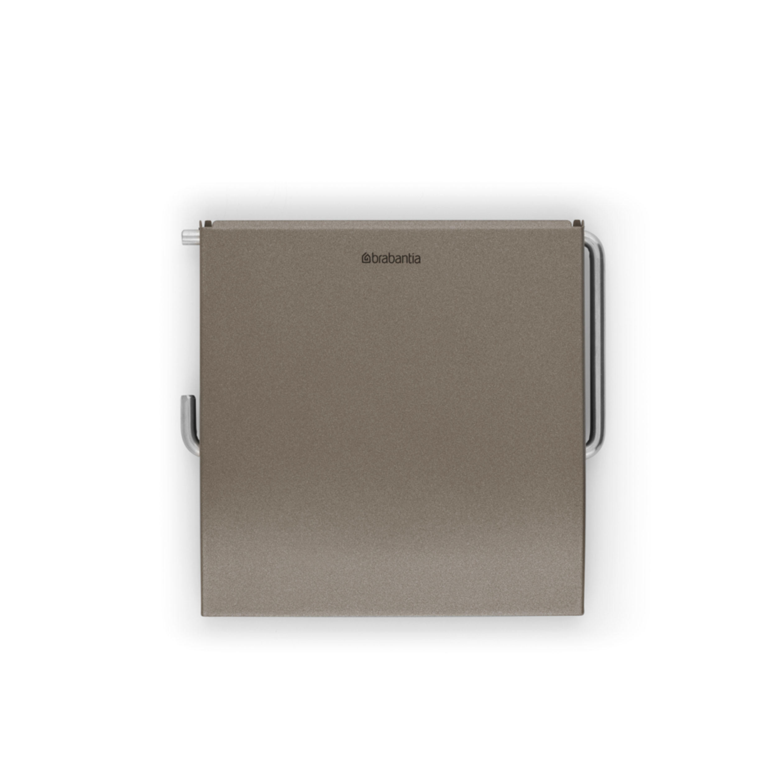 TOILETTENBÜRSTENGARNITUR ReNew, Platinum - Silberfarben, Metall (14.4/11.8/16.5cm) - Brabantia