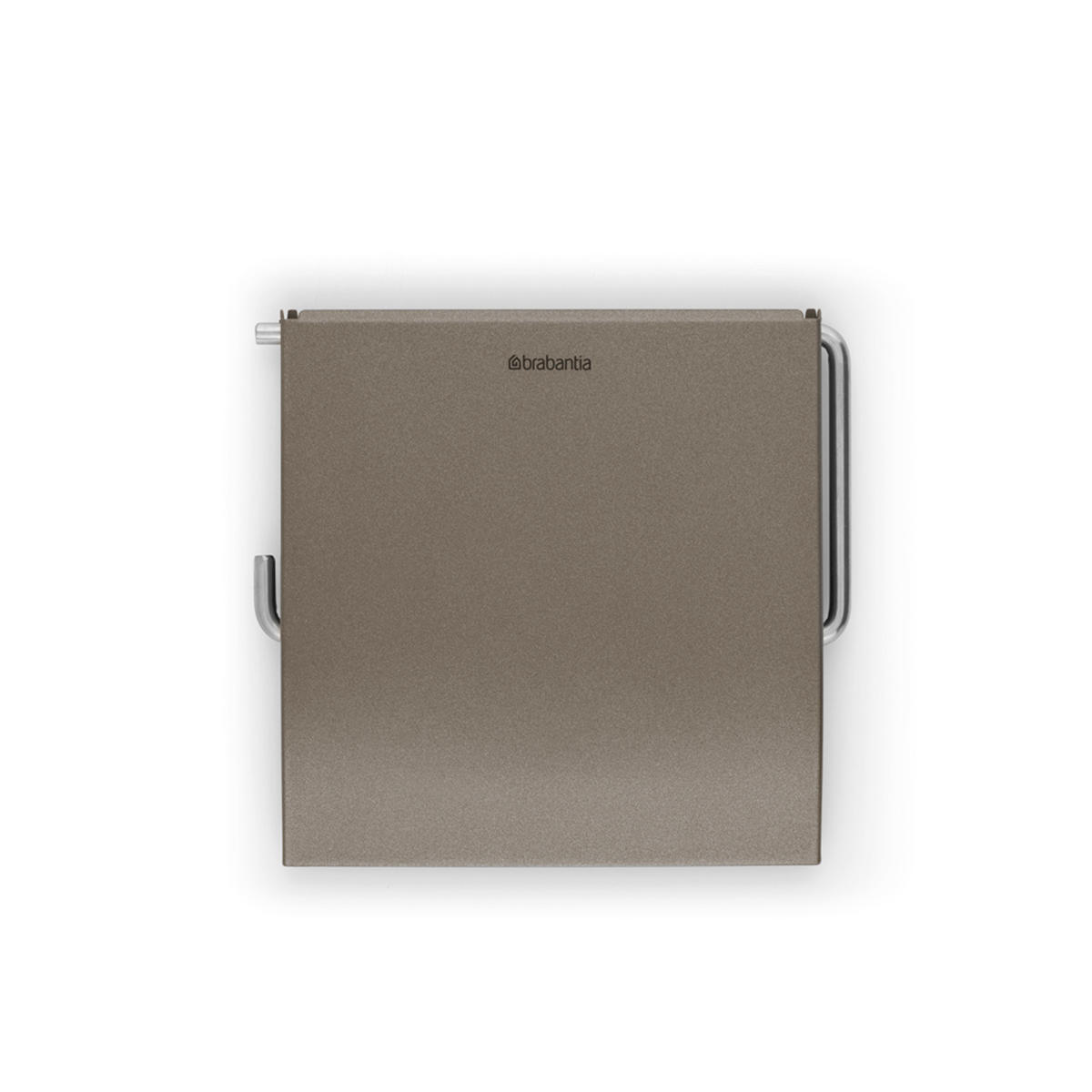 TOILETTENBÜRSTENGARNITUR ReNew, Platinum - Silberfarben, Metall (14.4/11.8/16.5cm) - Brabantia