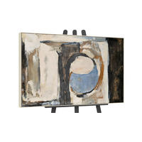 GEMÄLDE Geometrische Farben II Schattenfugenrahmen Beige 180x120 cm - Beige, Holz (180/120cm) - YS-art gallery