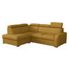 ECKSOFA Oslo 2rRLXp, Seite: Links LXP+R+2R - Gelb/Silberfarben, Holz/Textil (250/200cm) - MIRJAN24
