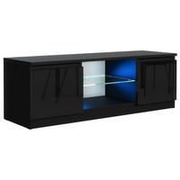 LOWBOARD NUDO 120/38,5/39 cm, Schwarz - Schwarz, Holzwerkstoff (120/38.5/39cm) - MASSENO