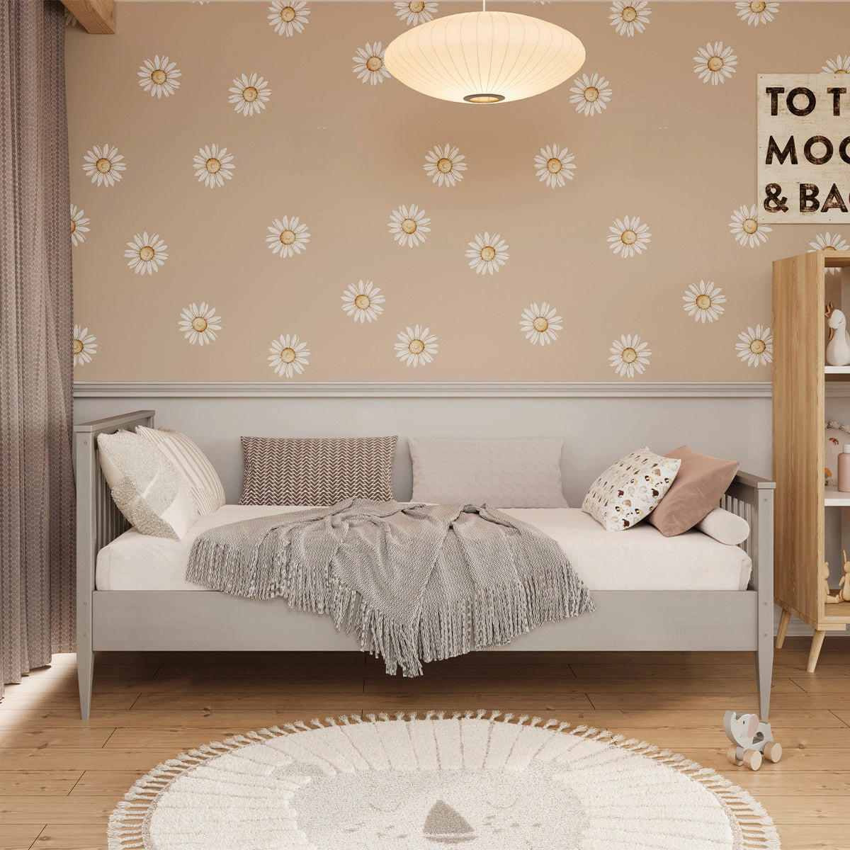 BETT 90/200 Emilia Grau - Grau, Holz (90/200cm) - Petits-meubles