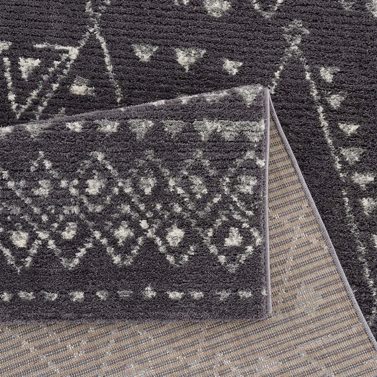KURZFLOR-TEPPICH April 2292 Grau 160x230 cm - Grau, Textil (160/230cm) - carpet city