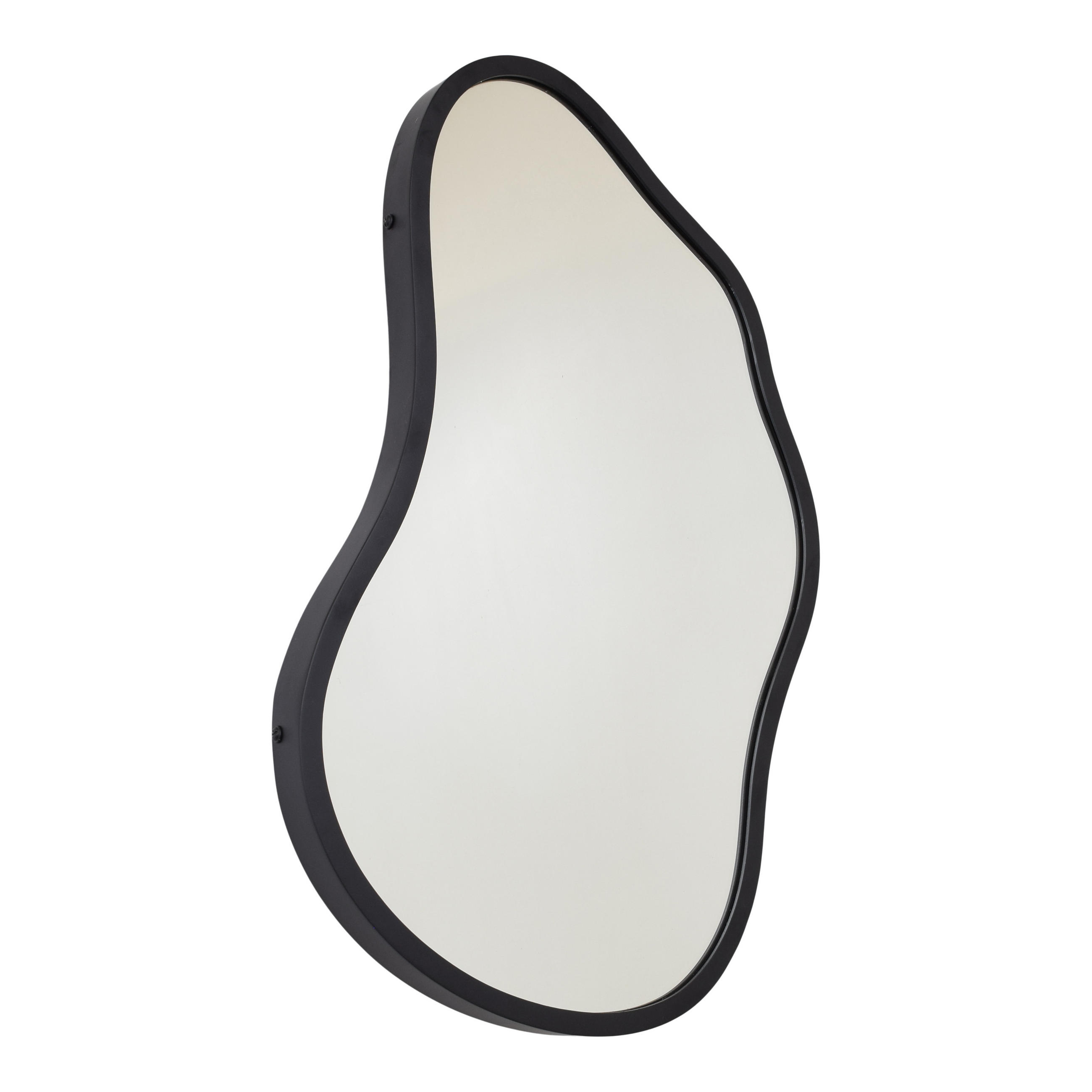 WANDSPIEGEL Origa Schwarz - Schwarz, Metall (36/67/4cm) - LOFT42