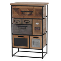 APOTHEKERKOMMODE Multicolor - Multicolor, Holz (53/84/31cm) - MCW