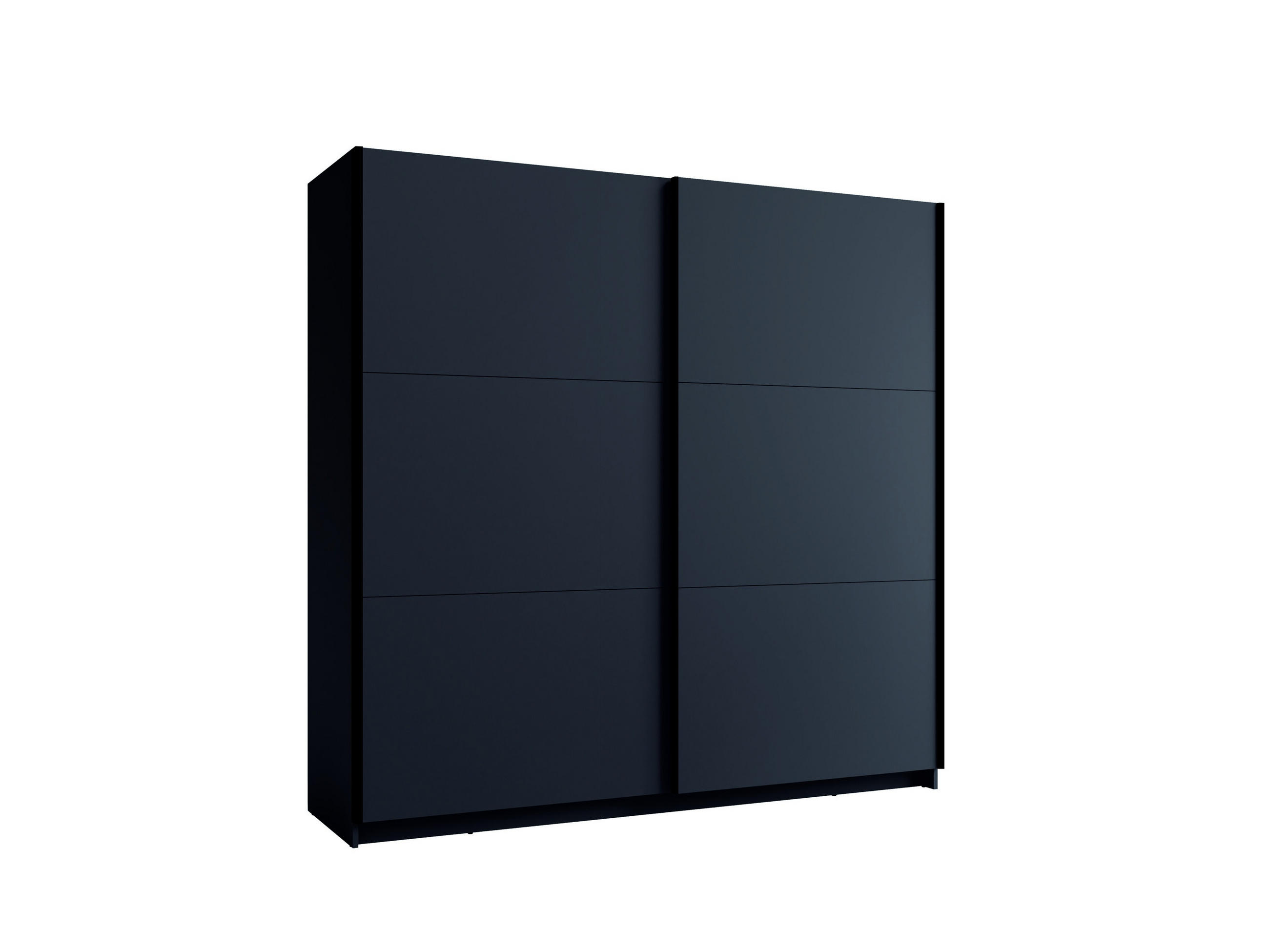 KLEIDERSCHRANK Graphit 201/207/55 - Graphitfarben, Holzwerkstoff (201/207/55cm) - RAUMHIRSCH FURNITURE