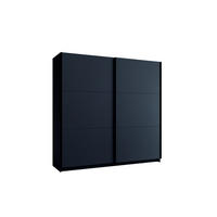 KLEIDERSCHRANK Graphit 201/207/55 - Graphitfarben, Holzwerkstoff (201/207/55cm) - RAUMHIRSCH FURNITURE