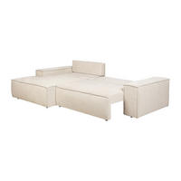 SCHLAFSOFA - 4 Personen-Sitzer - Stoff - Beige - - Beige, Textil (267/85/167cm) - Vente-Unique
