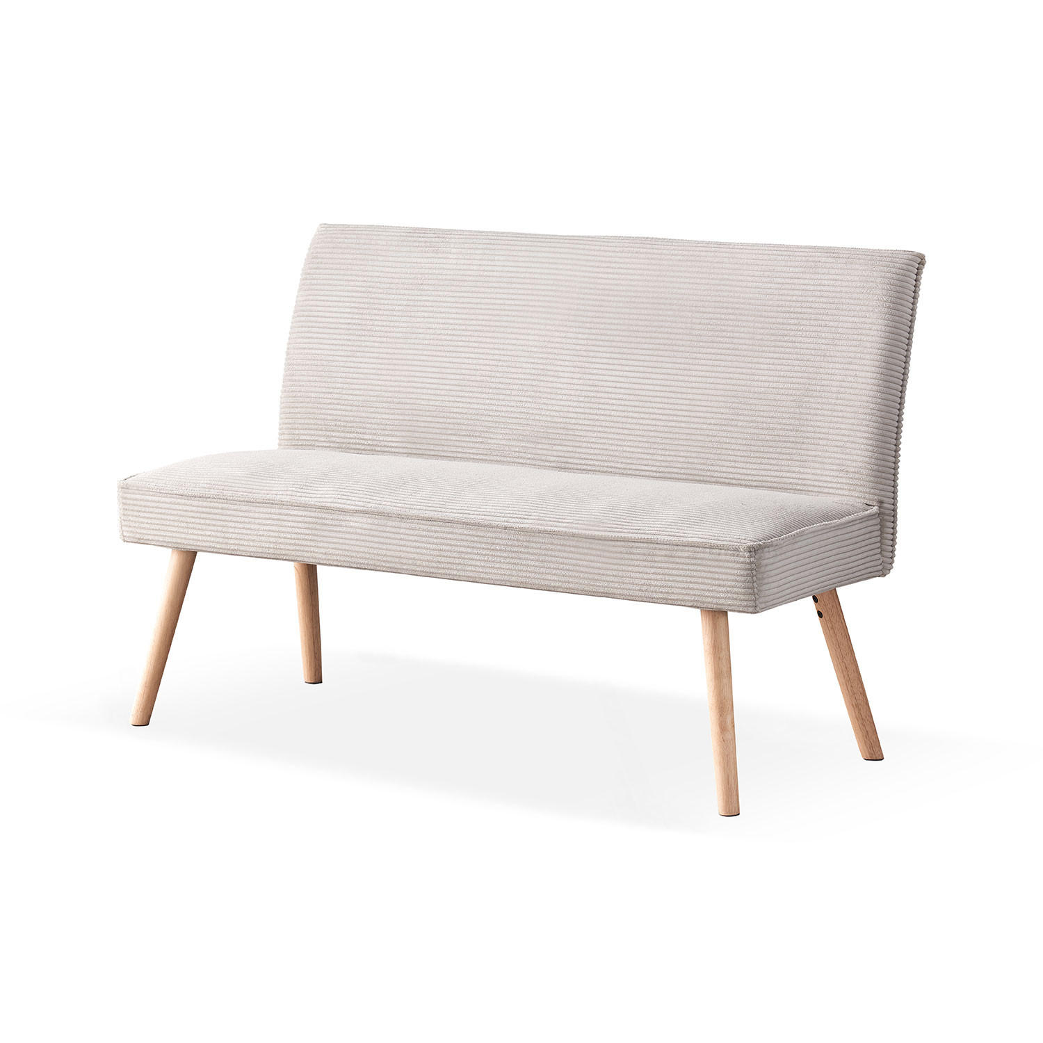 SITZBANK PAUL 160/63/90 cm Grau - Grau, Holz/Textil (160/90/63cm) - DUBI Möbel