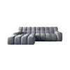 ECKSOFA CAMPILE mit elektrisch verschiebbarem Sitz, Dunkelgrau, Links - Grau, Holz/Textil (119/288cm) - DomoHome