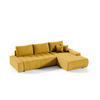 ECKSOFA Vogar In Aston - Gelb, Holzwerkstoff/Textil (265/185cm) - Fun Möbel
