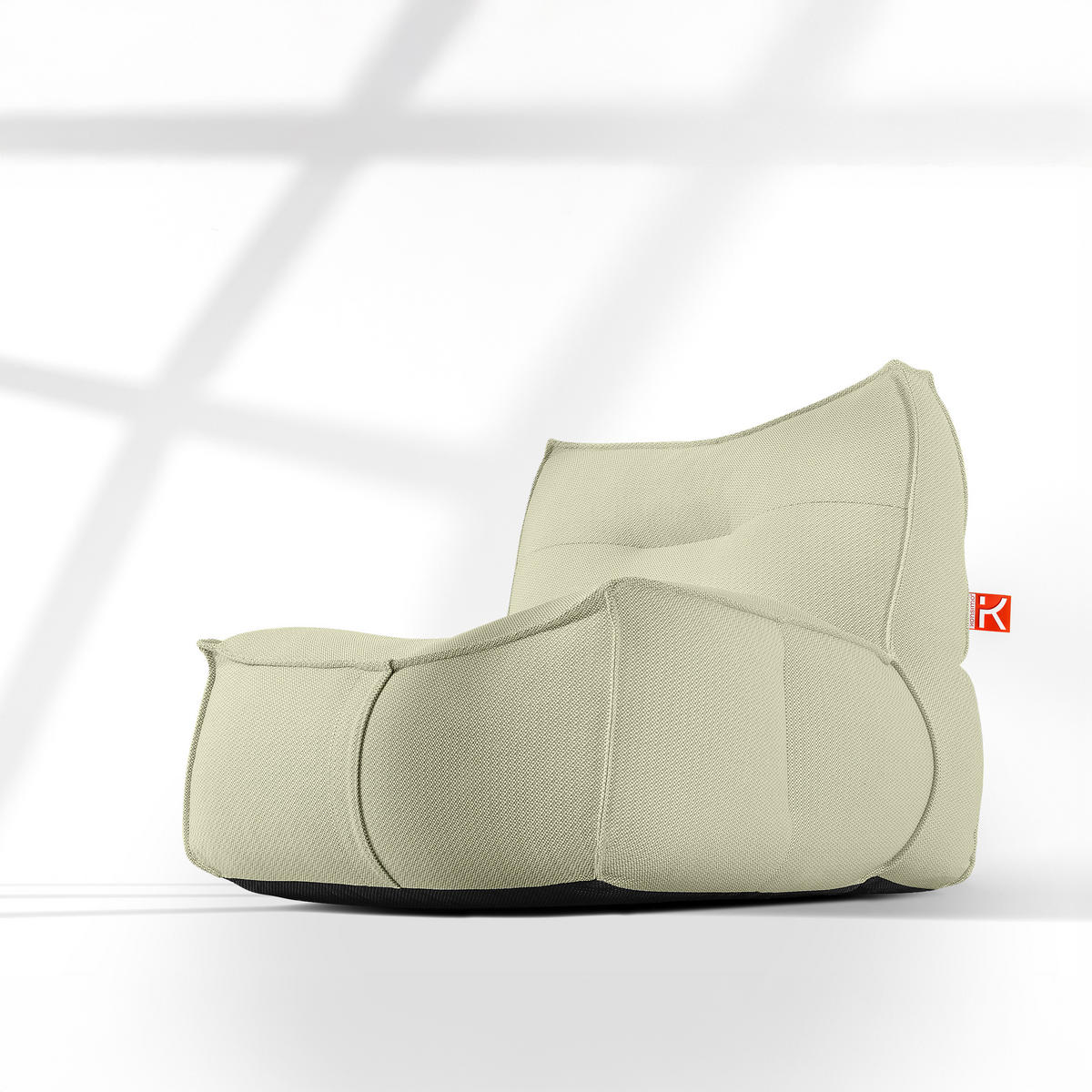 GARTENLOUNGE-SET LOVIA, Möbel-Set, Hellgrün/Weiß - Hellgrün, Textil - KONSIMO®