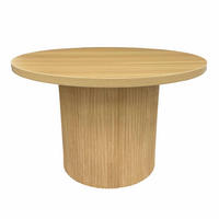 COUCHTISCH, helles Holzeffekt - Beige, Holz (70/70/45cm) - Oviala
