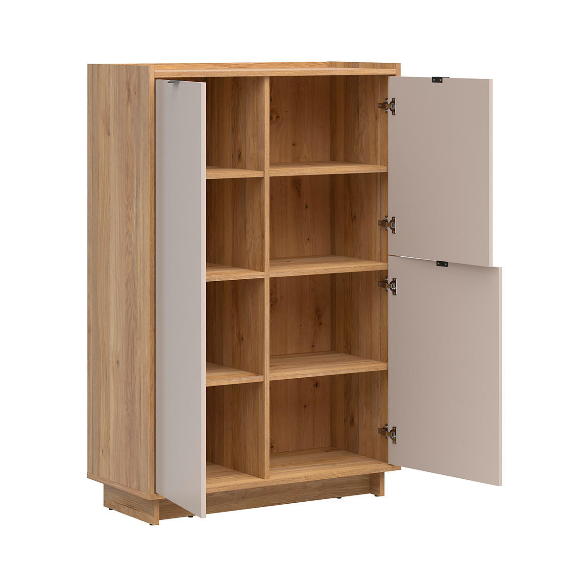 SIDEBOARD Donna Kaschmir - Beige, Holzwerkstoff (96/145/42cm) - Petits-meubles