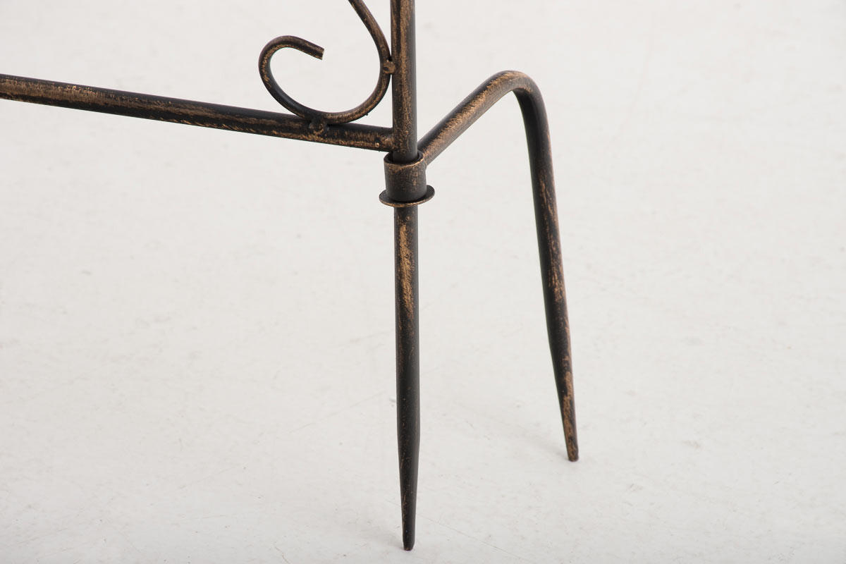 RANKGITTER Falk 35x1x122cm Metall Bronze Rankhilfe - Bronzefarben, Metall (35/122/1cm) - DELUKE