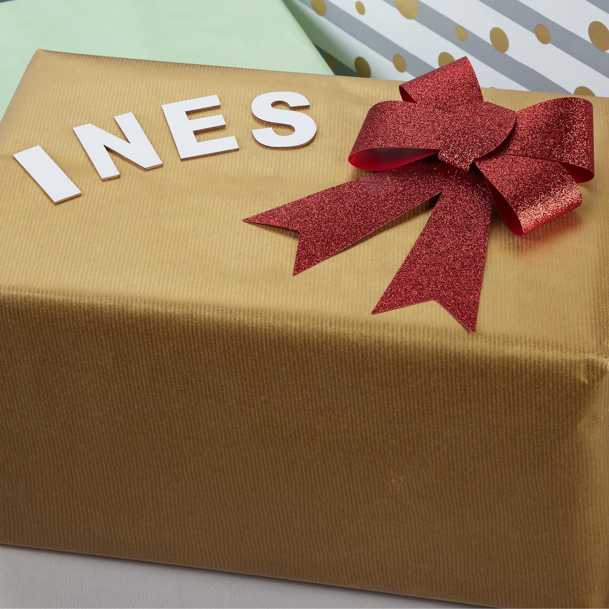 208-TLG.HOLZBUCHSTABEN-SET - Grau, Holz (41/2/18cm) - Relaxdays