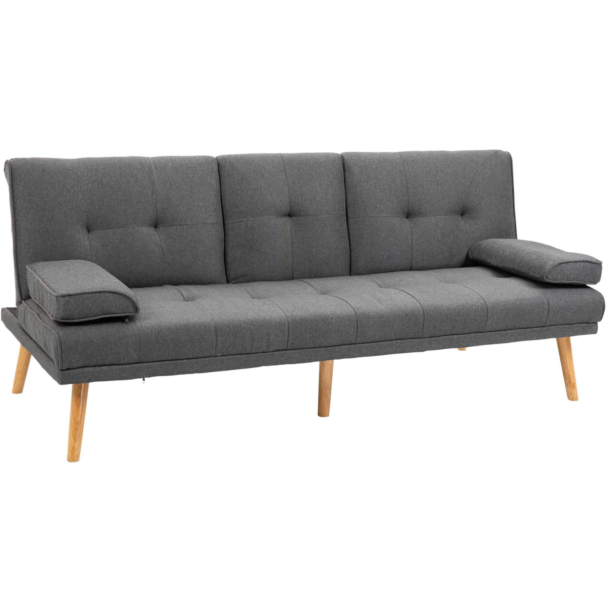 Ivmeu Schlafsofa Dunkelgrau 181x78x77 cm