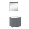 WASCHTISCHKOMBI Izan, Grau, 2 Teile - Grau, Holzwerkstoff (61.8/57.8/44.8cm) - Vicco