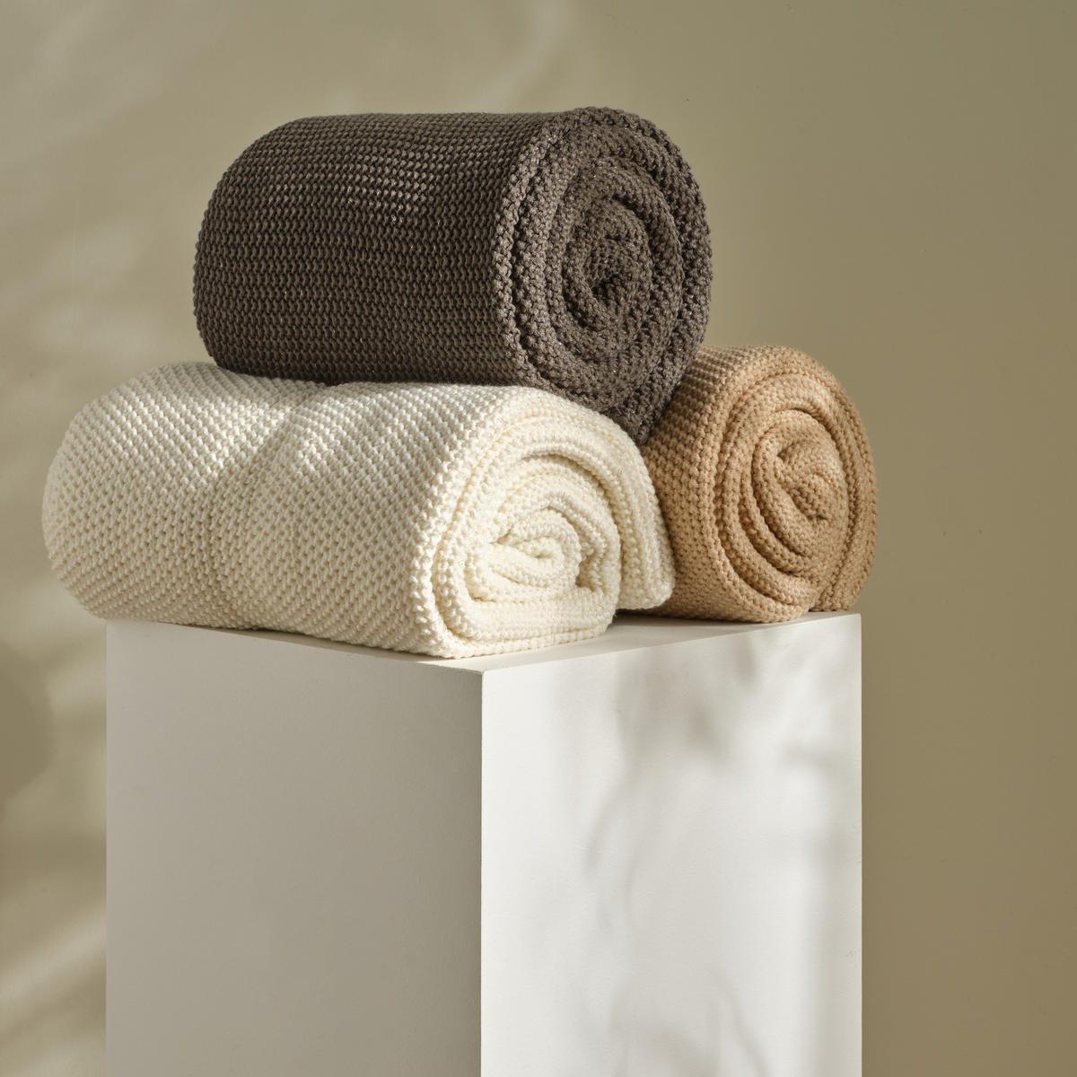 DECKE Zaldaris - Beige, Textil (130/170cm) - home&you