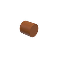 ENDSTÜCKE FÜR GARDINENSTANGEN 16 mm Ø, Pin Kirschbaum, Packung 2 Stück - Kirschbaumfarben, Holz (2.5/2.5/2.5cm) - INTERDECO