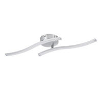 LED závěsné světlo Chemnitz III 52/10/8 cm - stříbrná, plast (52/10/8cm) - Nettlife