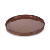TELLER FLACH CARACTERE 28 cm Zimt - Braun, Keramik (28cm) - Revol Porcelaine France