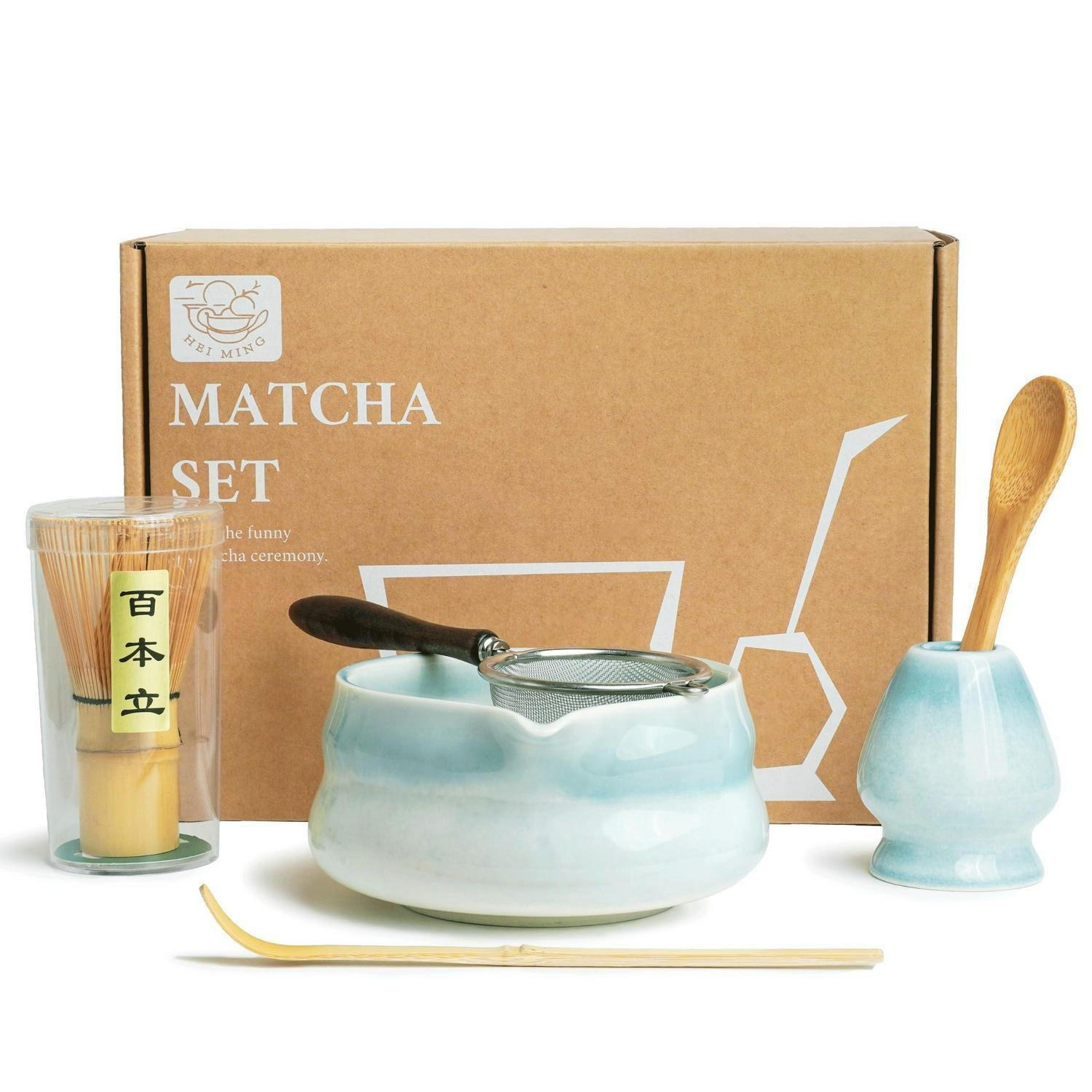 MATCHA Set 6-teilig Keramik Blau - Blau, Keramik (13.5/7/18.5cm)