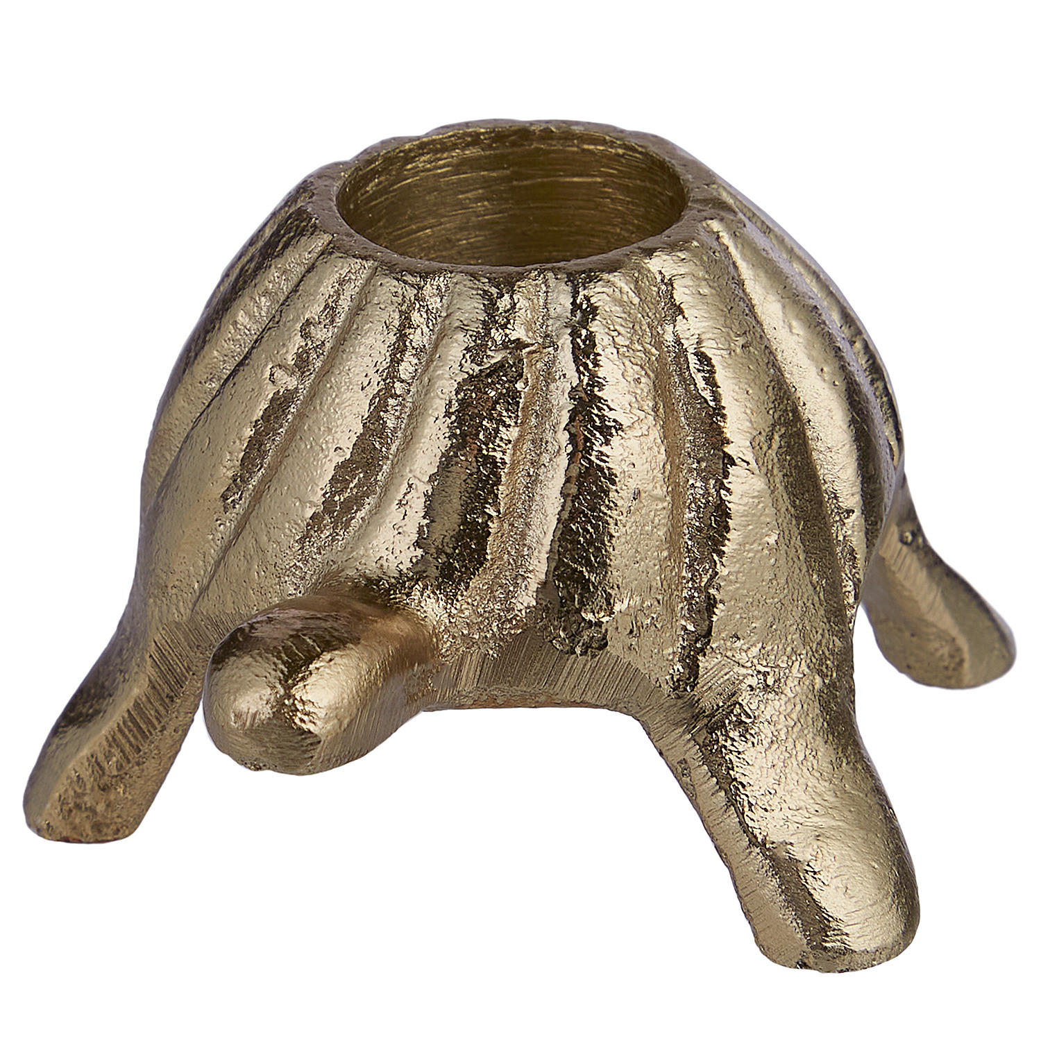 KERZENHALTER (2er Set) Golden Nature - Goldfarben, Metall (6/4.5/8cm) - Butlers