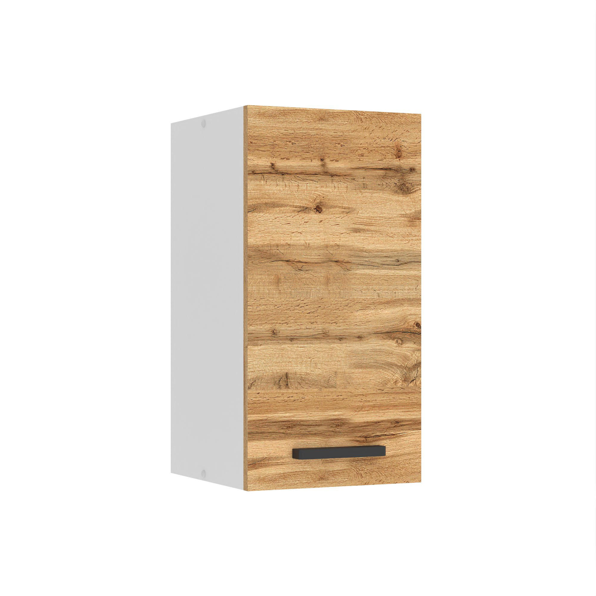 HÄNGESCHRANK SG 30 cm, mit 1 Tür, Wotan-Eiche - Braun, Holz (30/58/29.6cm) - B BELINI GROUP