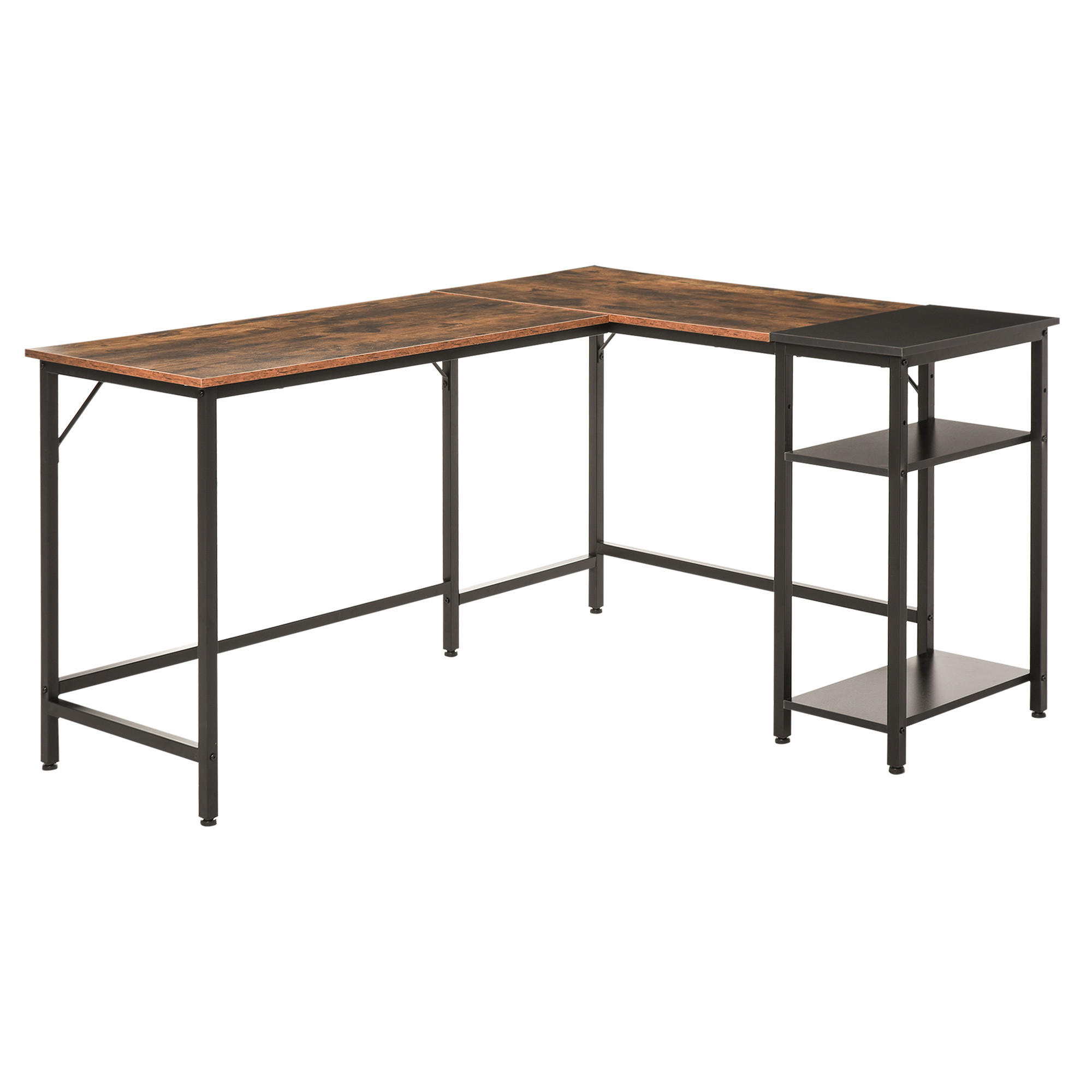 ECKSCHREIBTISCH Multicolor 1 Stück - Multicolor, Holzwerkstoff (150/120/75cm) - GiPP