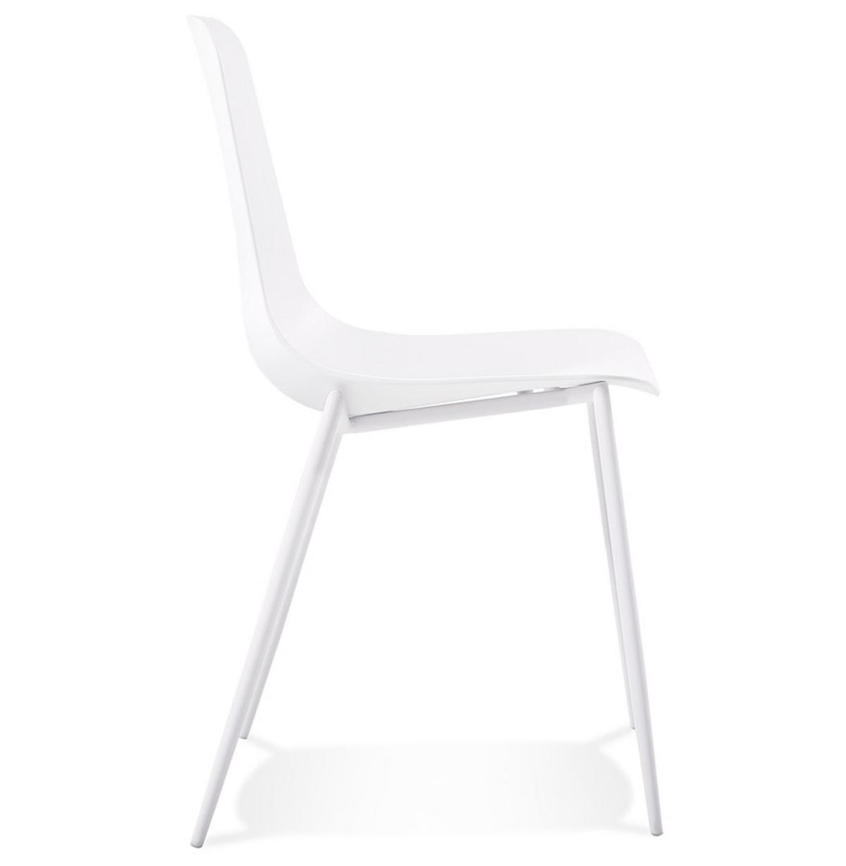 STUHL FELIZ weiß - Weiß, Kunststoff (48/88/48cm) - Légia Home