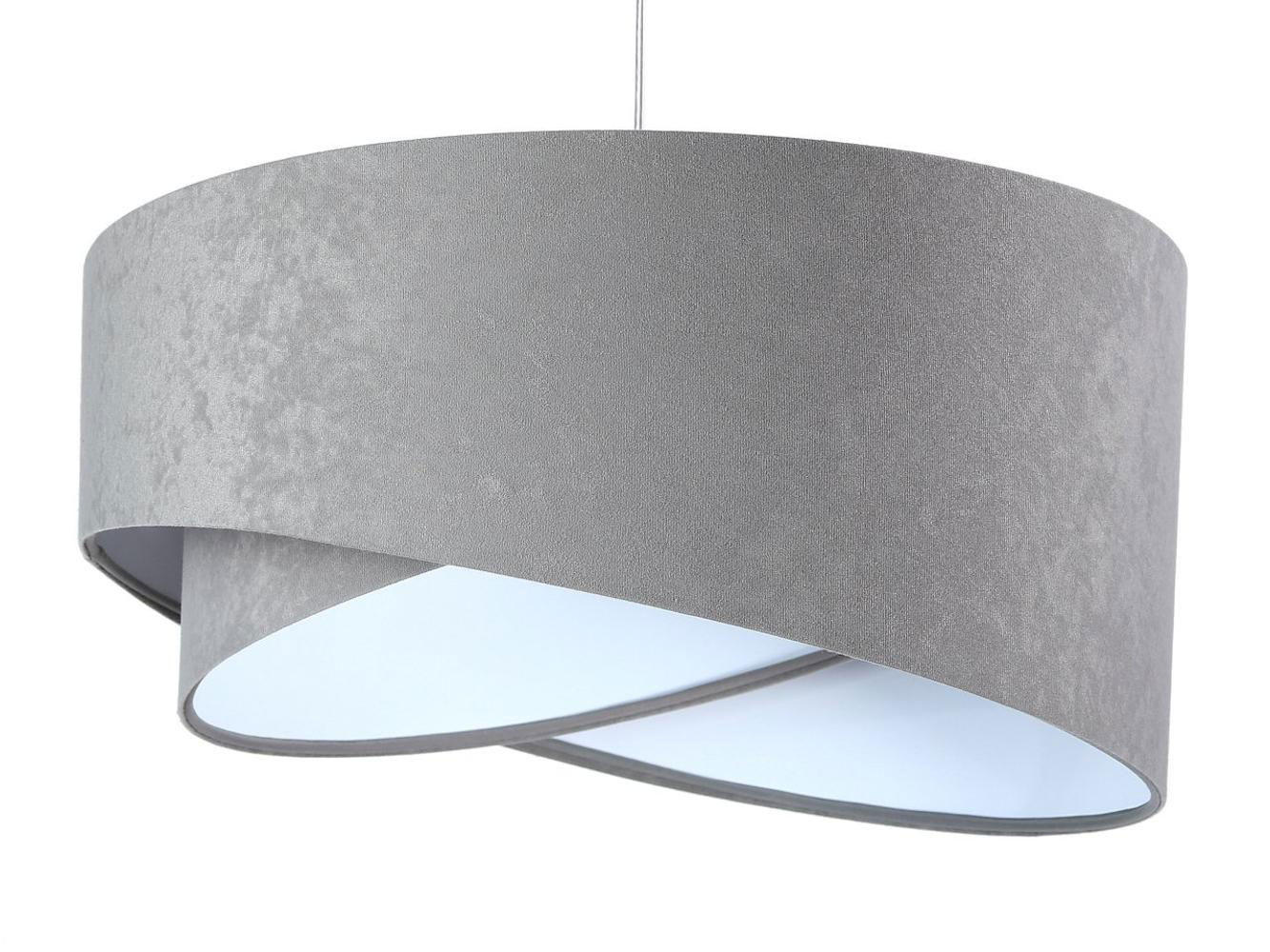 HÄNGELEUCHTE Grau 50/23 cm - Weiß, Kunststoff (50/1.3/23cm) - ONZENO
