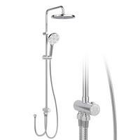 ÜBERKOPFBRAUSESET Duschkopf Silber - Silberfarben, Metall (25/110/25cm) - Kaket