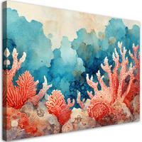 KUNSTDRUCK Blau 120/80 cm - Blau, Textil (120/80cm) - KUNSTLOFT