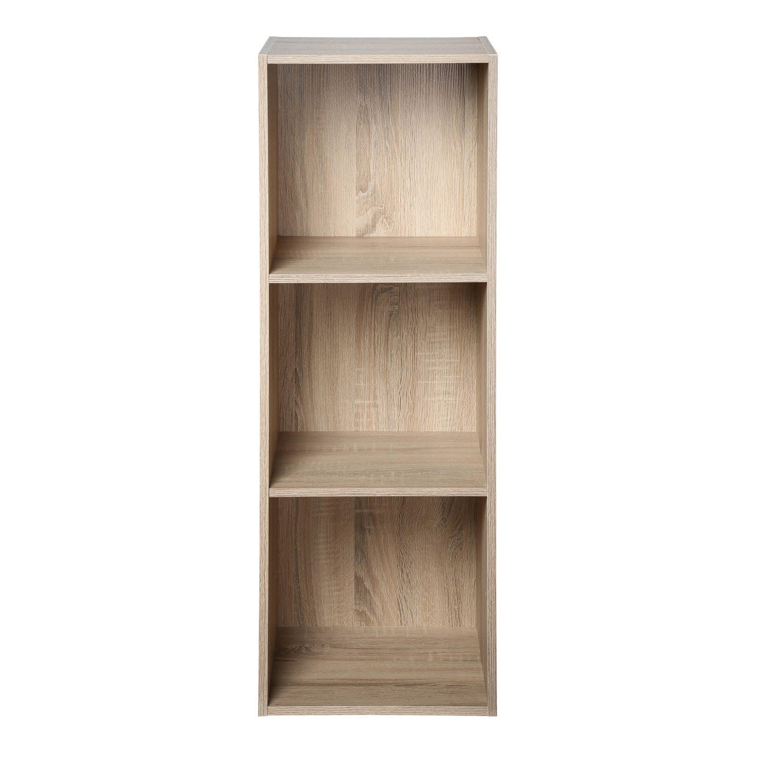 AUFBEWAHRUNGSREGAL mit 3 Fächern - L31,7 cm - Apfelbaumfarben, Holzwerkstoff (29.5/92.5/31.7cm) - Calicosy