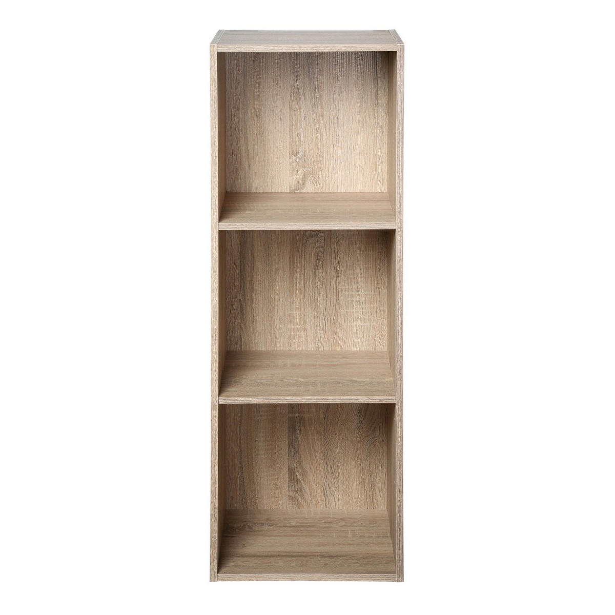 AUFBEWAHRUNGSREGAL mit 3 Fächern - L31,7 cm - Apfelbaumfarben, Holzwerkstoff (29.5/92.5/31.7cm) - Calicosy