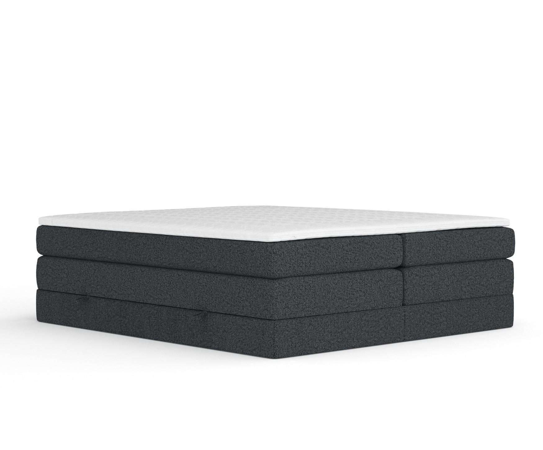 BOXSPRINGBETT Juniper Schwarz 180/200 cm - Schwarz, Holz/Holzwerkstoff (180/200cm) - Maison de Reve