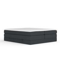 BOXSPRINGBETT Juniper Schwarz 180/200 cm - Schwarz, Holz/Holzwerkstoff (180/200cm) - Maison de Reve
