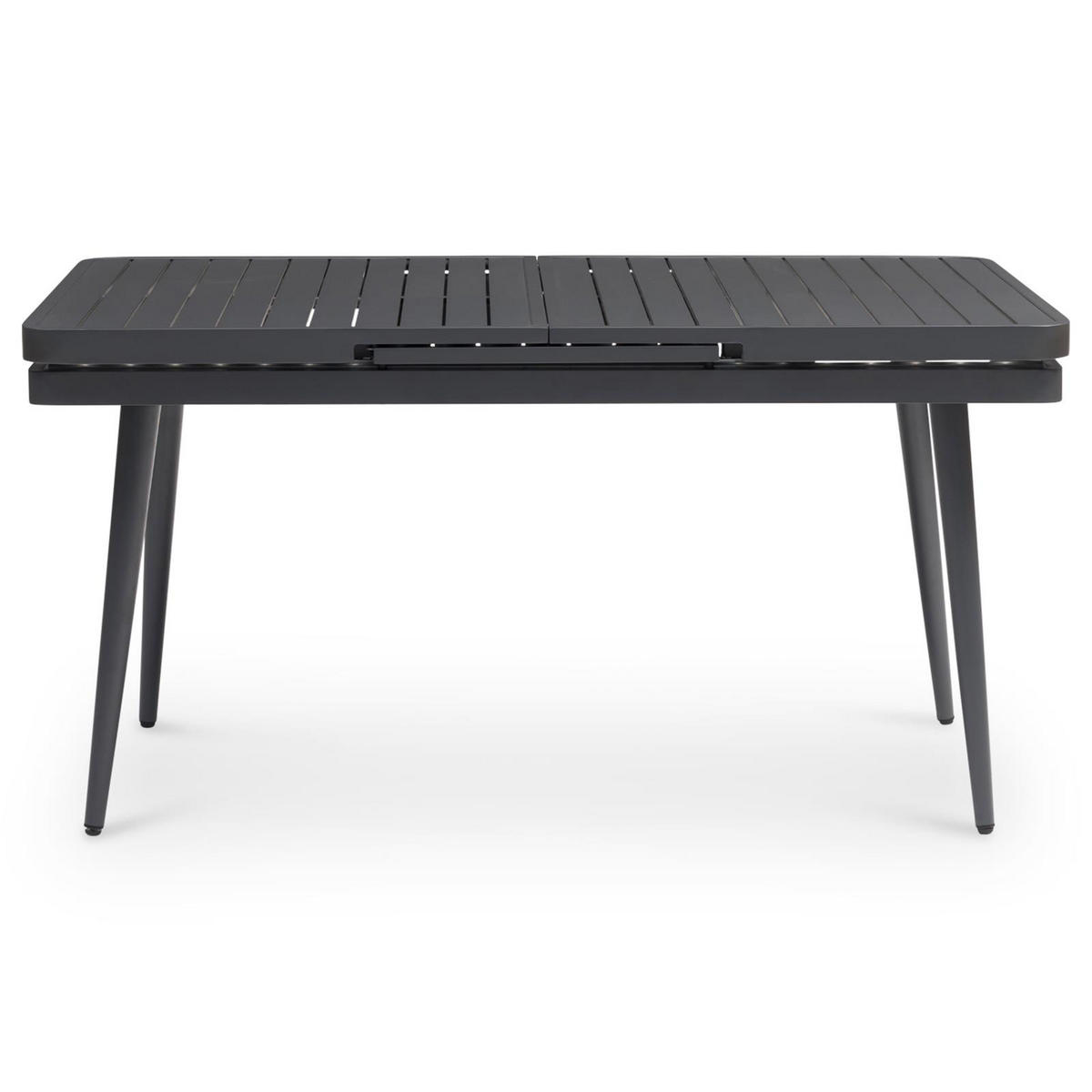 GARTENMÖBEL SET SUNNY 7er Set grau, schwarz - Grau, Metall - IDIMEX