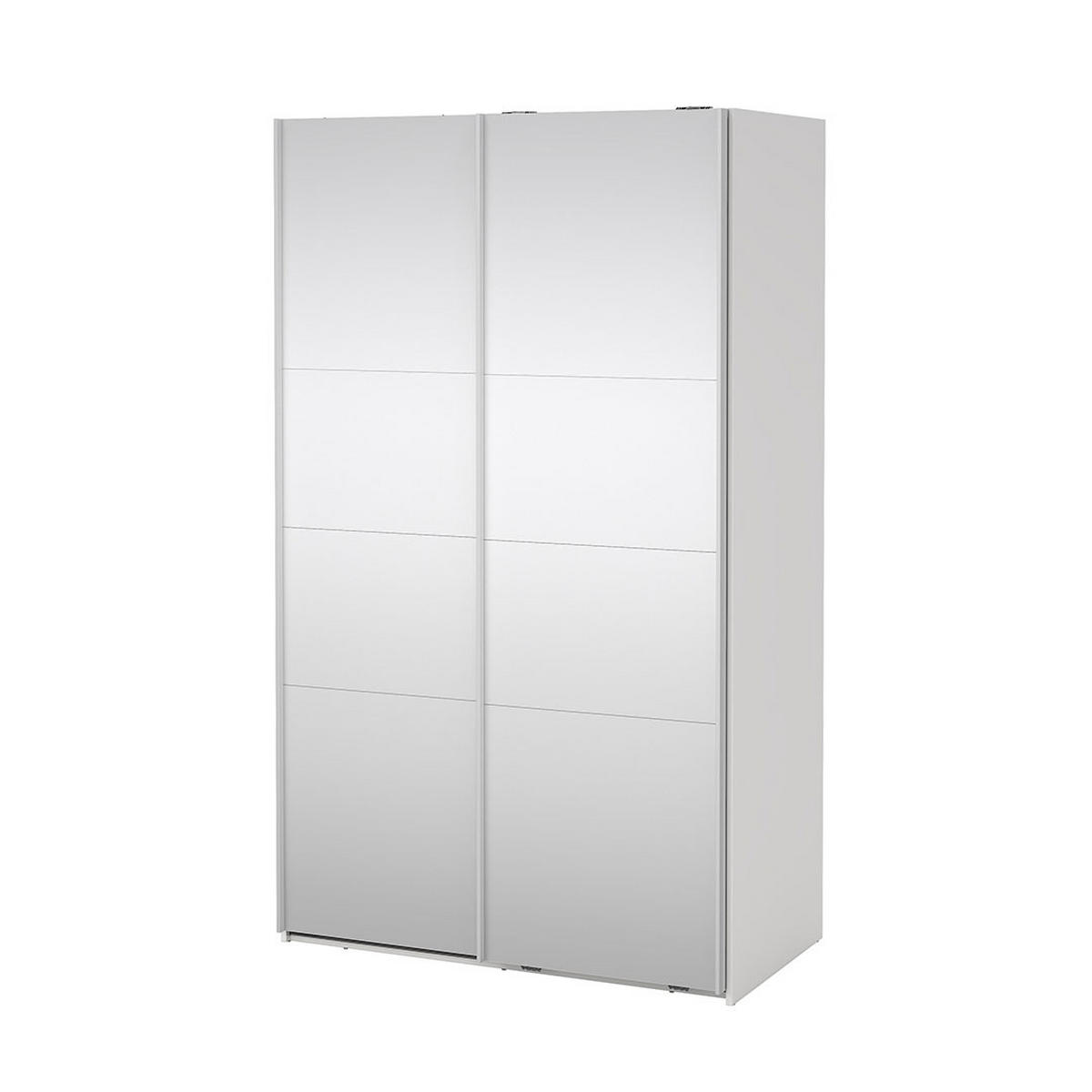 SCHIEBETÜRENSCHRANK, Catania, Weiß, Holzwerkstoff, 119 x 67 x 201 cm - Weiß, Holzwerkstoff (119/201/67cm) - ebuy24