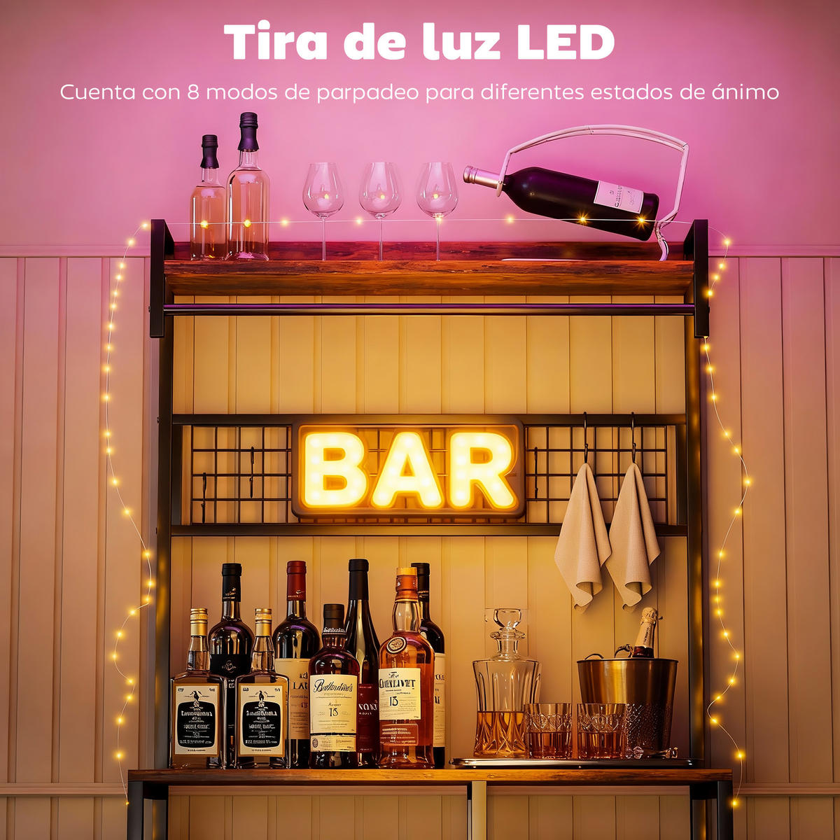 KÜCHENREGAL Multicolor 1 Stück - Multicolor, Holzwerkstoff (42/162/80cm) - GiPP