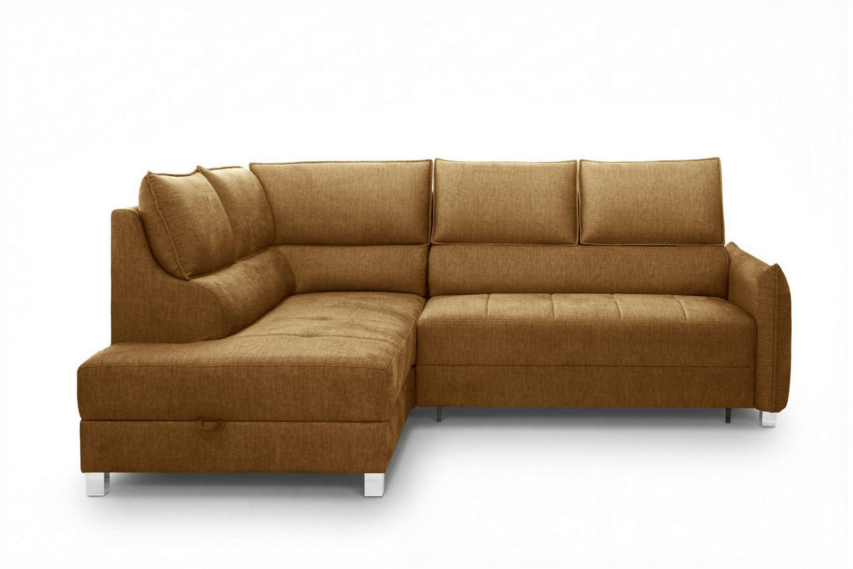 ECKSOFA Marno In Chill Me - Honig, Holzwerkstoff/Textil (200/260cm) - Fun Möbel