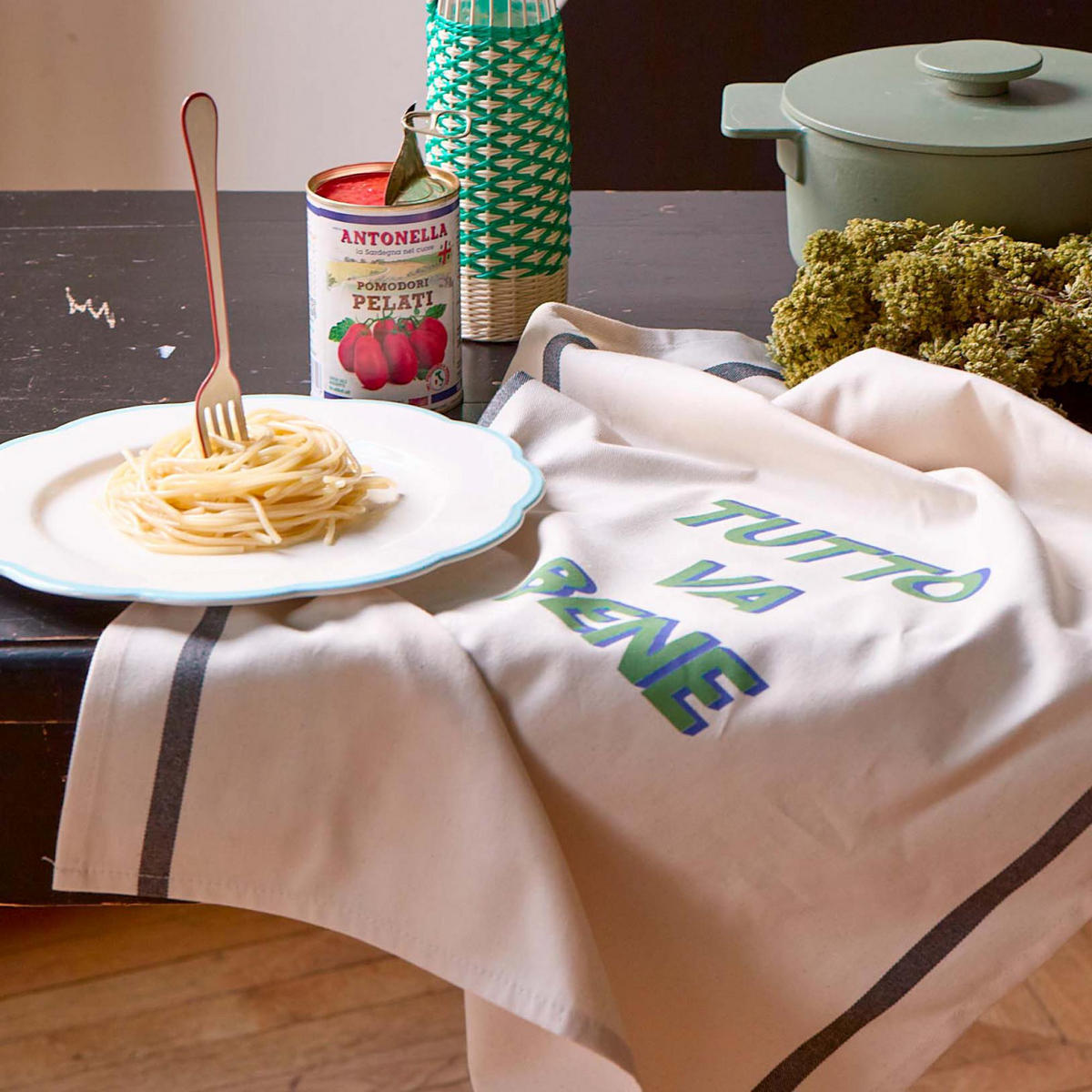 KÜCHENTUCH Tutto ekrü 50 x 70 cm - Weiß, Textil (70/50cm)