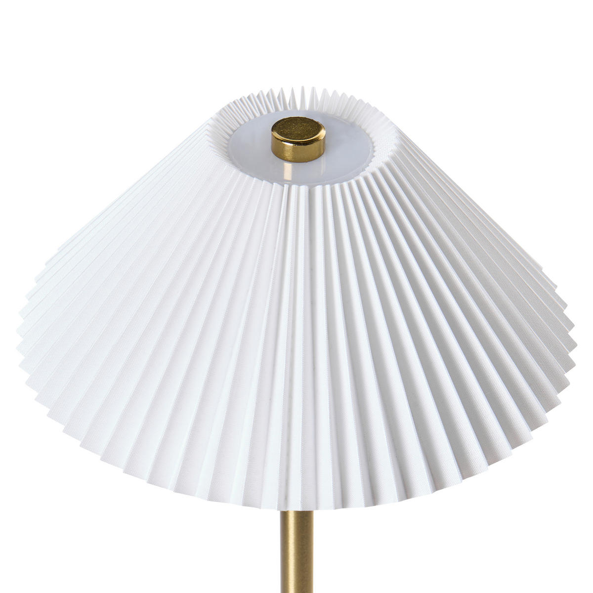 KABELLOSE LED Tischlampe 2er Set mit Dimmer Metall Gold Ruba - Goldfarben/Weiß, Metall (16/16/30cm) - Beliani