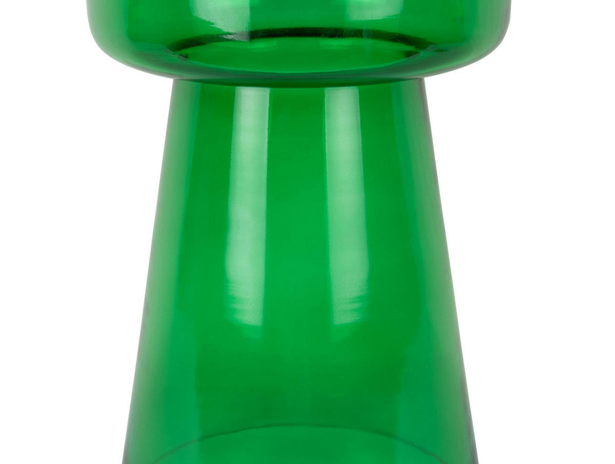 BEISTELLTISCH Corcho Grün 30/30/50 cm - Grün, Glas (30/30/50cm) - Leitmotiv