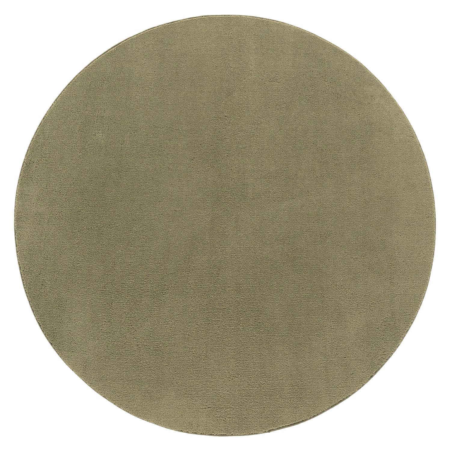TT Home Hochflorteppiche Grün 200x200 cm
